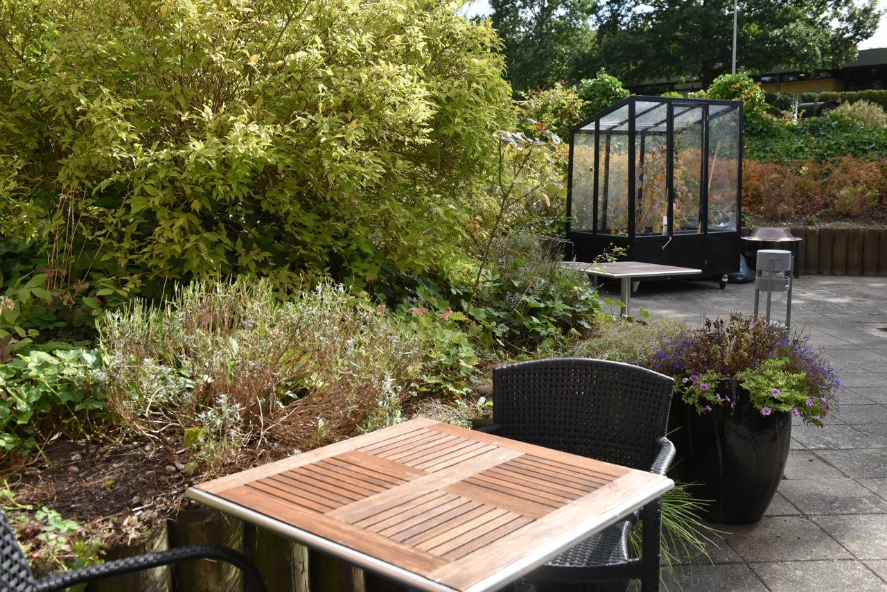 Terrasse hos Kristrupcentret