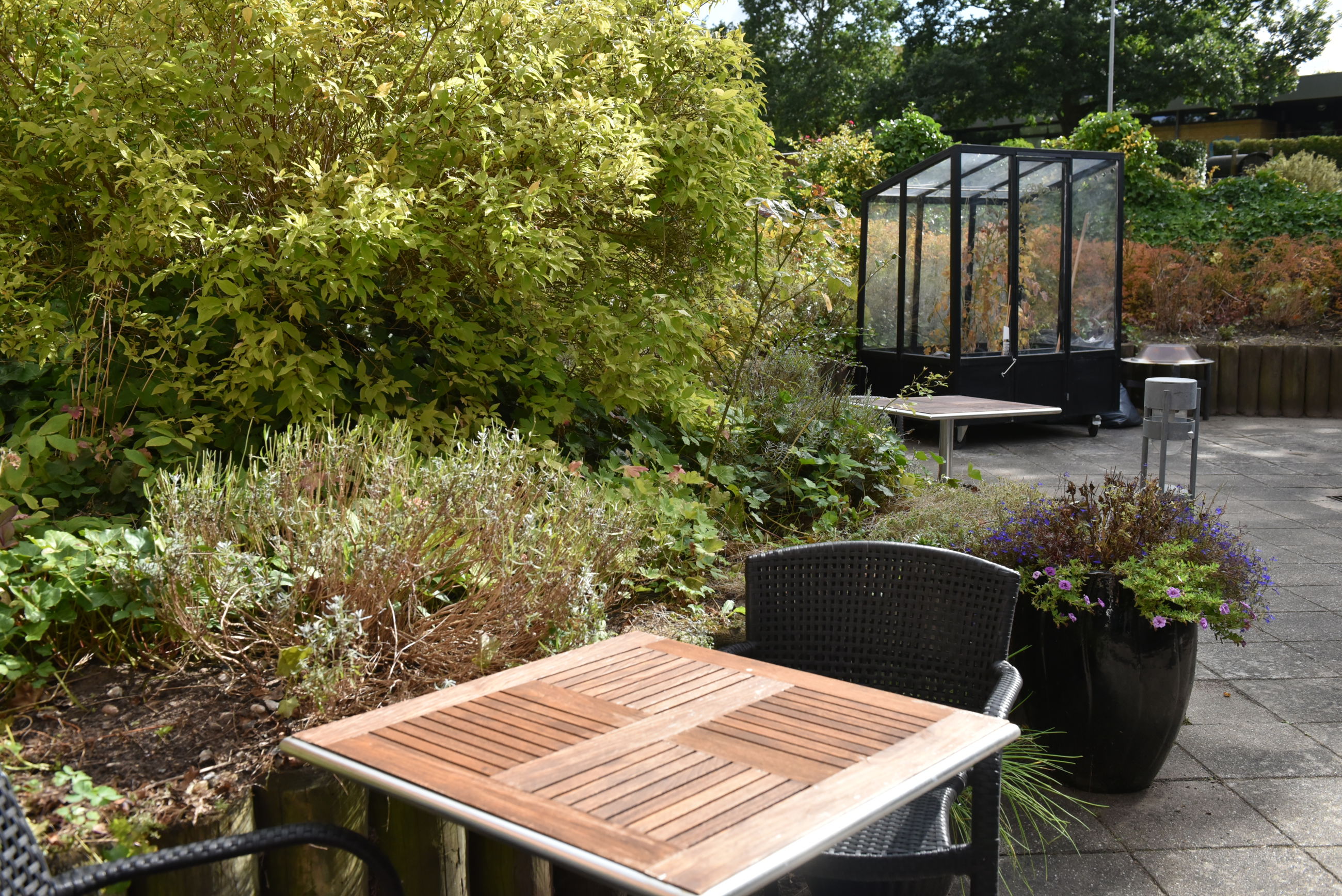 Terrasse hos Kristrupcentret