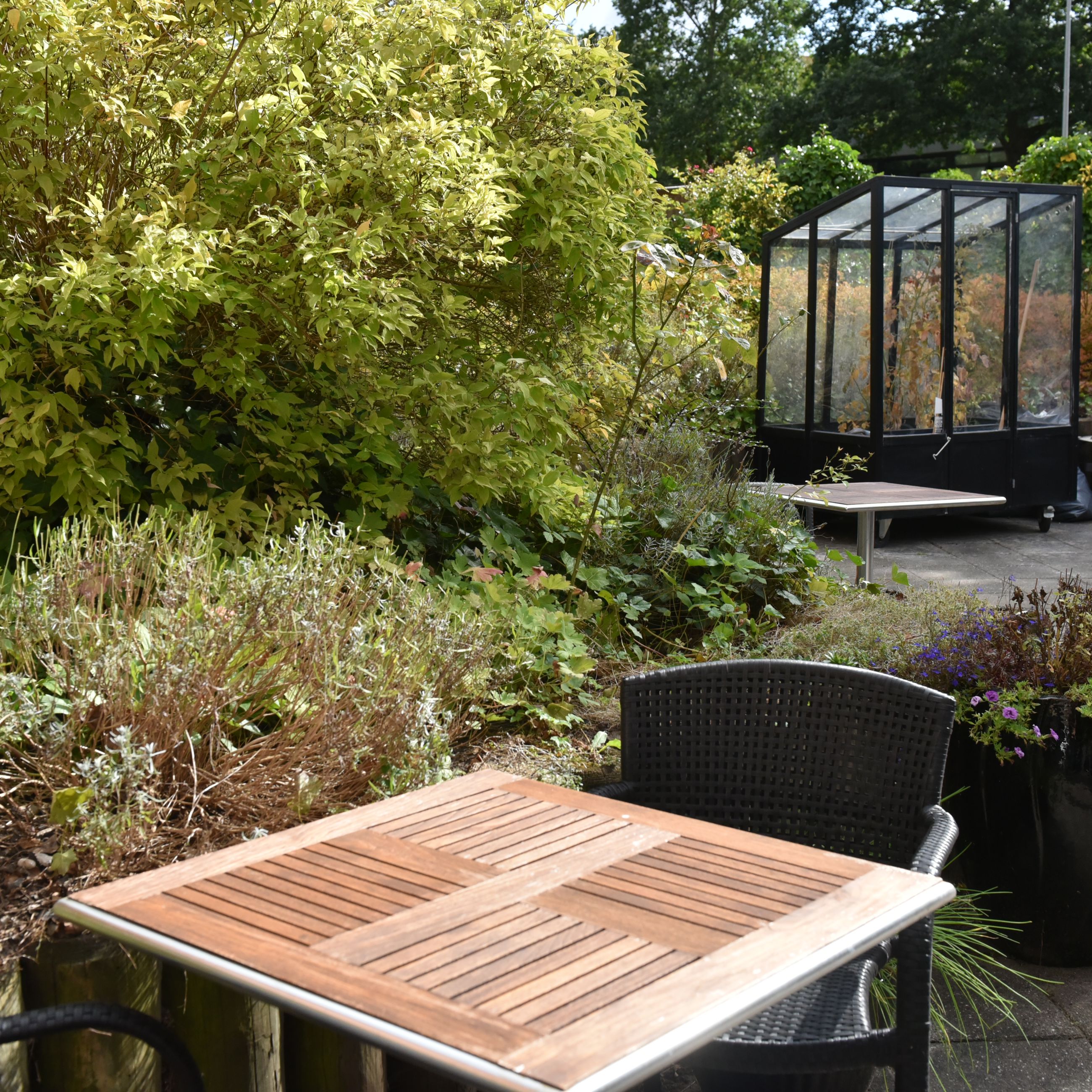 Terrasse hos Kristrupcentret