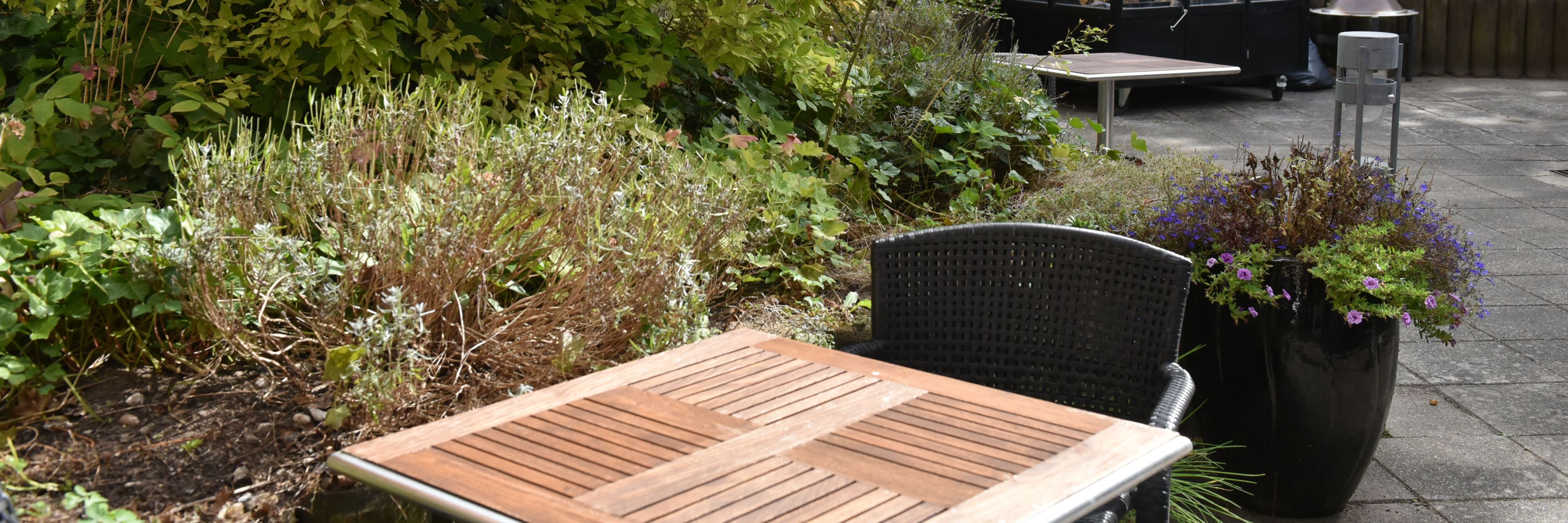 Terrasse hos Kristrupcentret